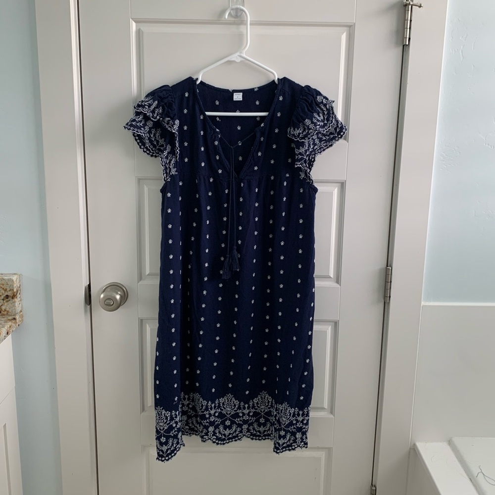 blue old navy dress